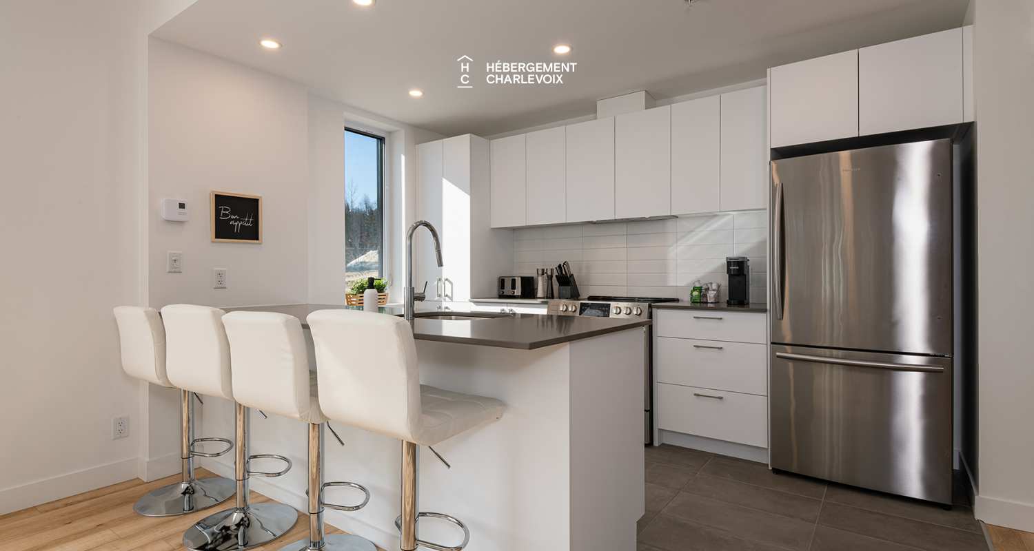 MGR-750 :  Condo 1e étage - La Pignoronde, your sanctuary in the heart of Baie-Saint-Paul