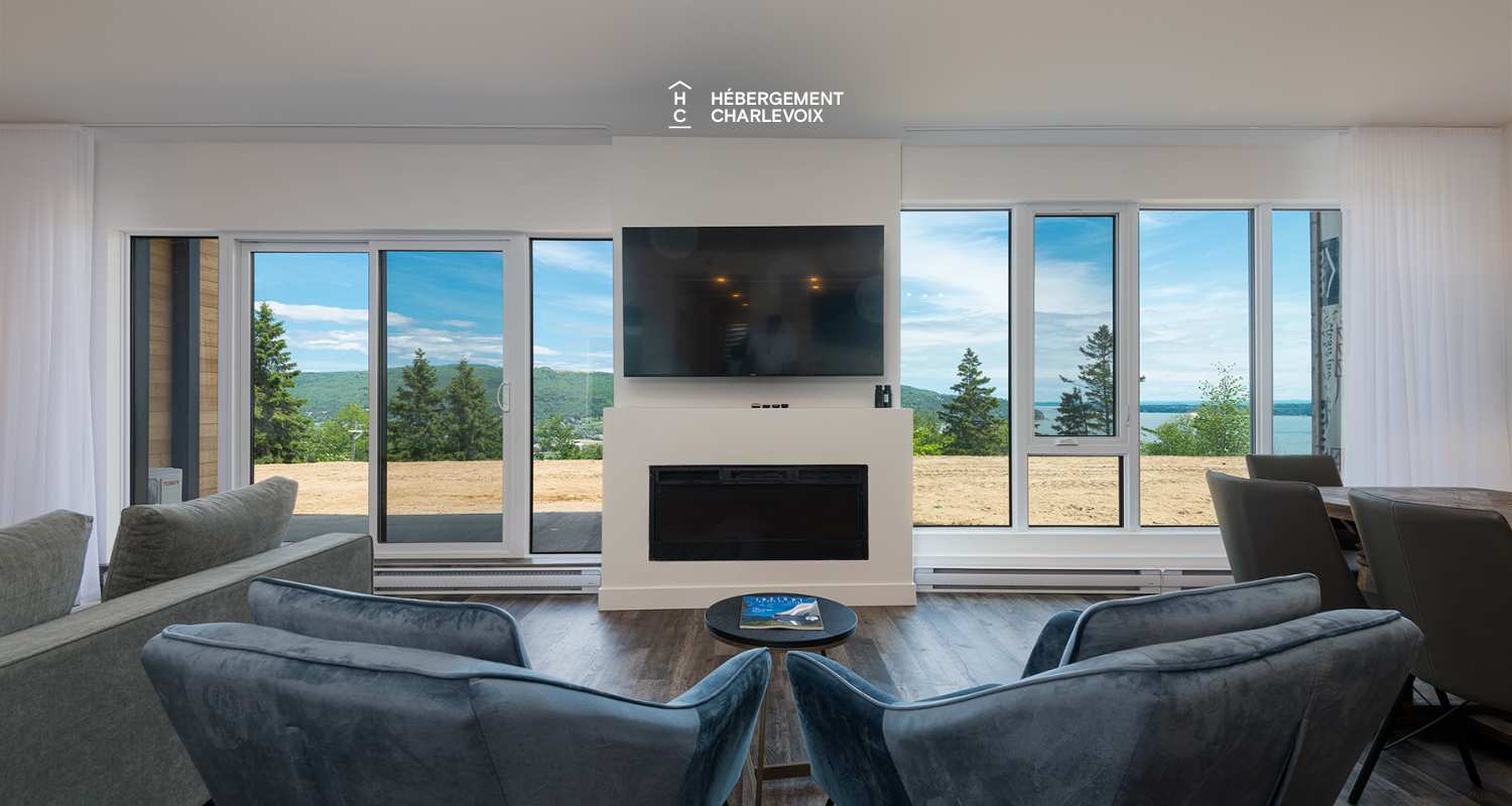 MGR-750 :  Condo 1e étage - La Pignoronde, your sanctuary in the heart of Baie-Saint-Paul