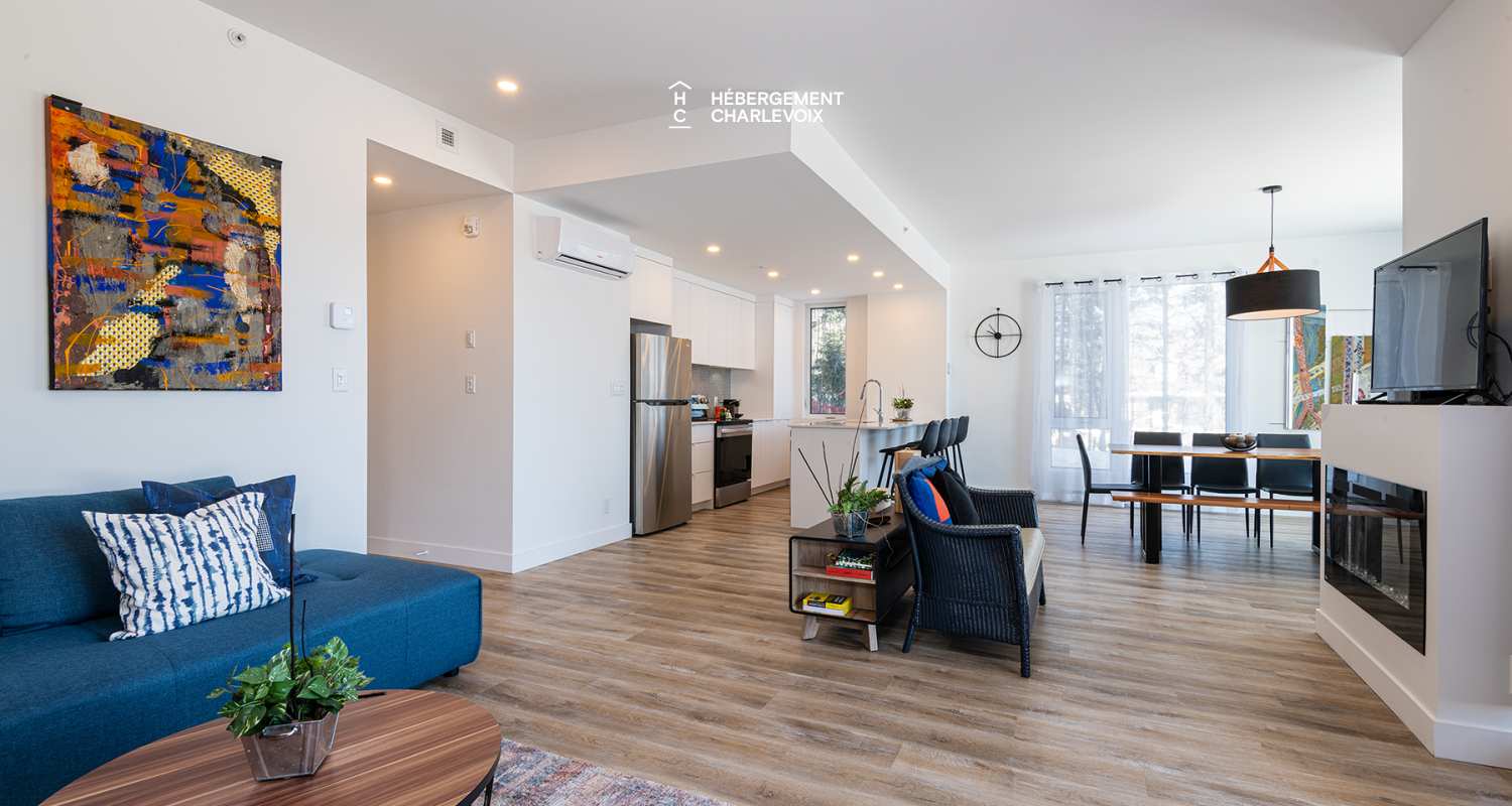 MGR-750 :  Condo 1e étage - La Pignoronde, your sanctuary in the heart of Baie-Saint-Paul