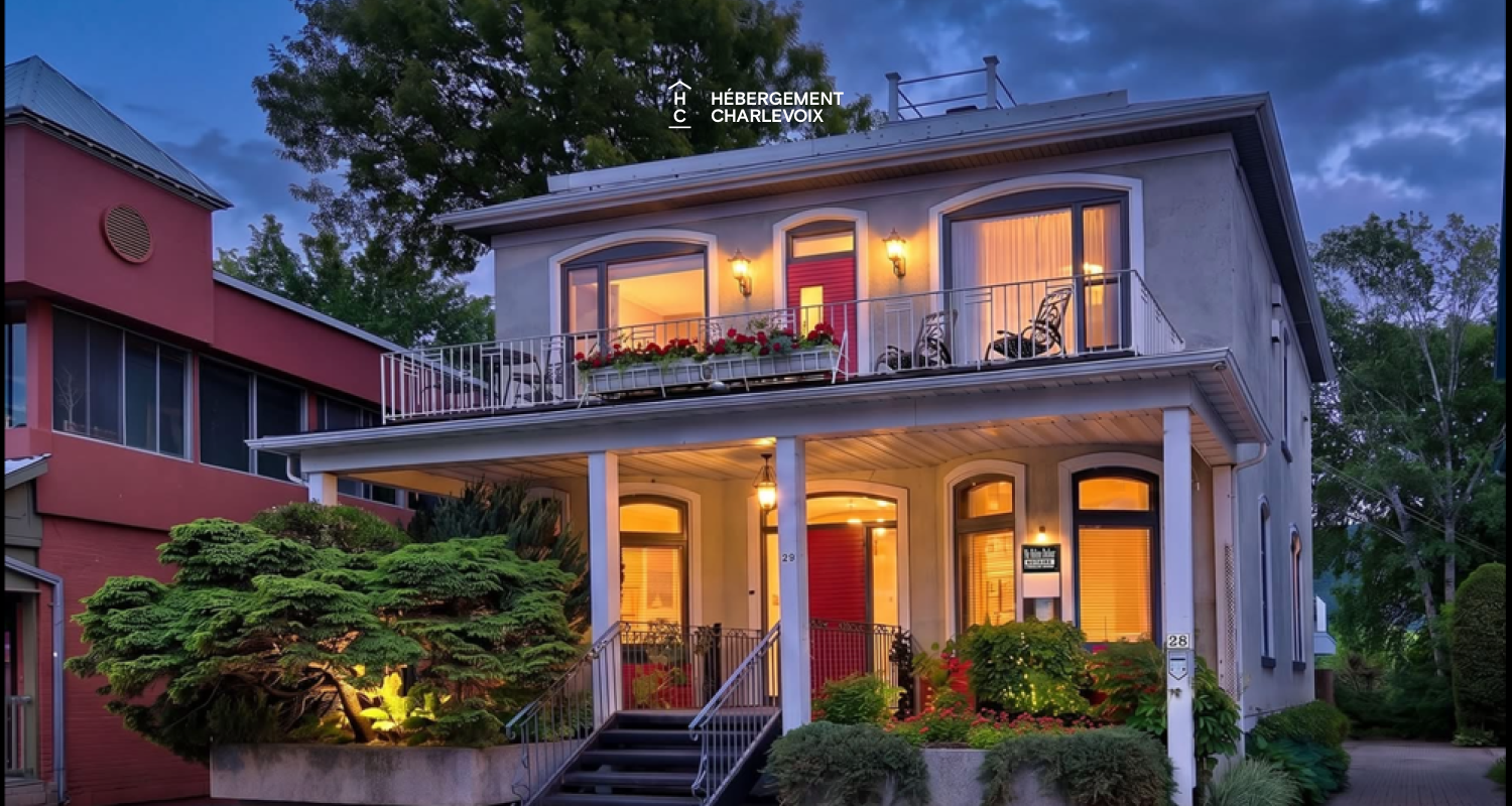 ALC-28 - Joli appartement situé en plein cœur de l'une des plus belles rues de Charlevoix.