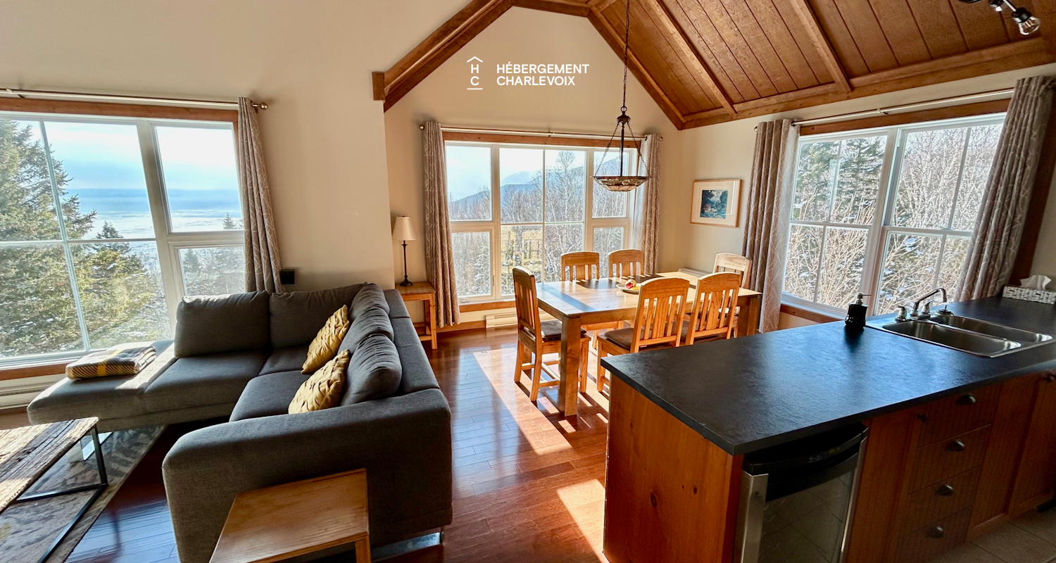 ANO 121H - Cottage avec vue splendide sur le fleuve St-Laurent