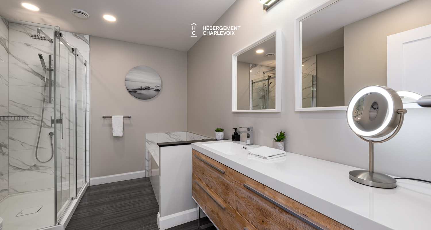 AUB-49H - Séjour inoubliable dans Charlevoix avec vue sur le fleuve 