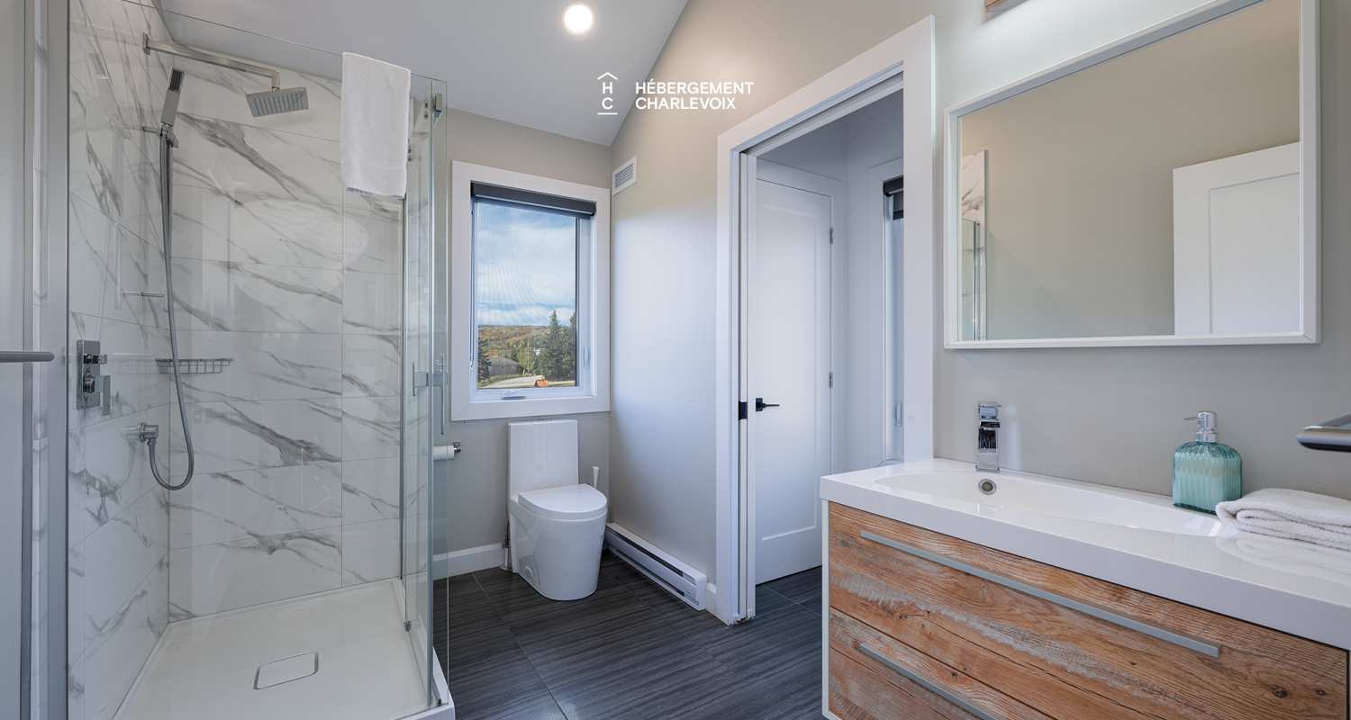 AUB-49H - Séjour inoubliable dans Charlevoix avec vue sur le fleuve 