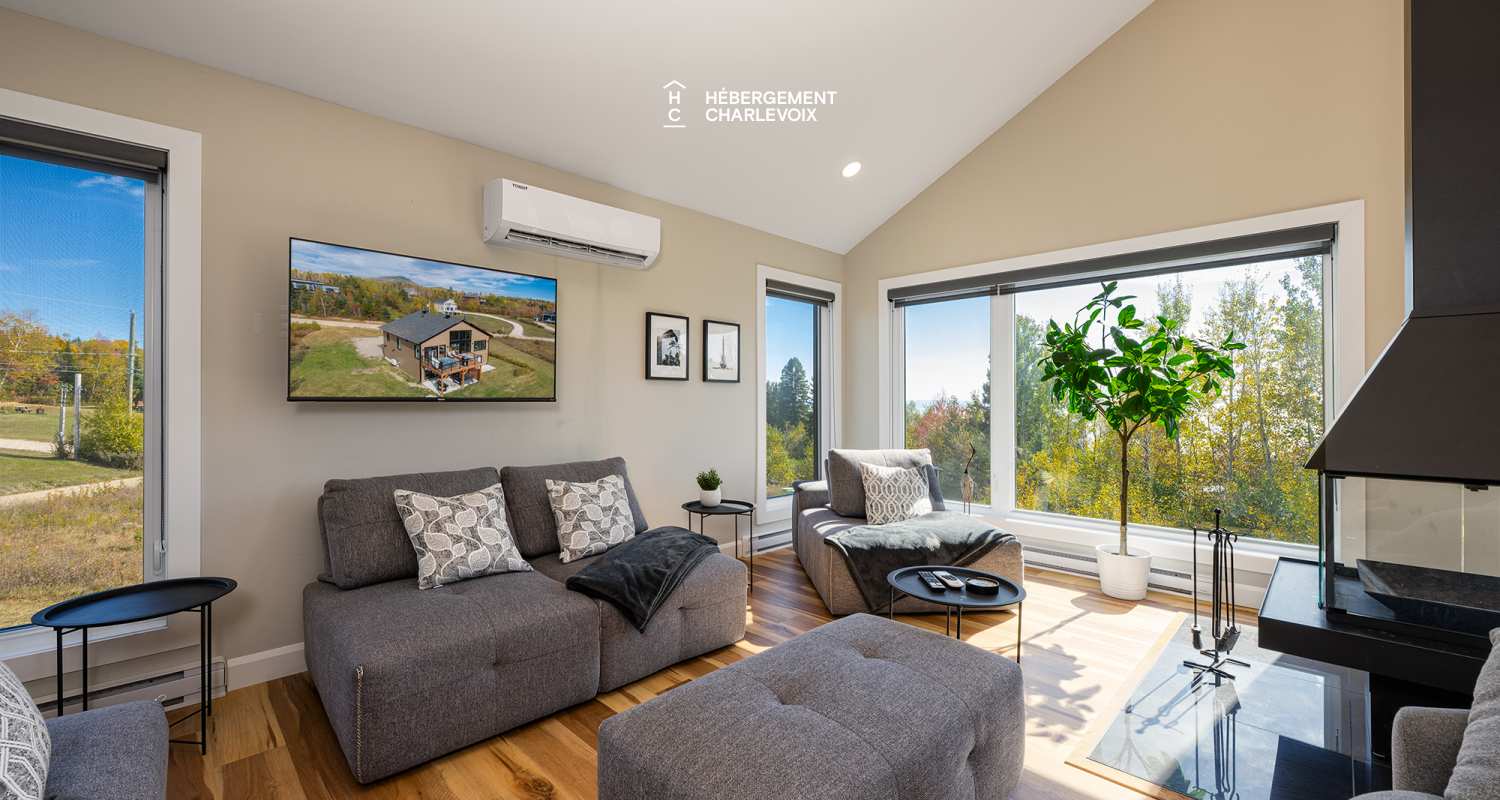 AUB-49H - Séjour inoubliable dans Charlevoix avec vue sur le fleuve 