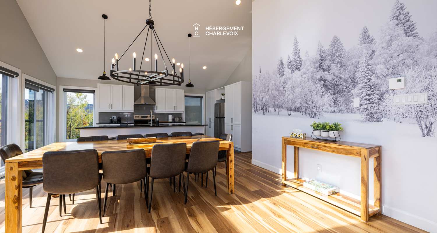 AUB-49H - Séjour inoubliable dans Charlevoix avec vue sur le fleuve 