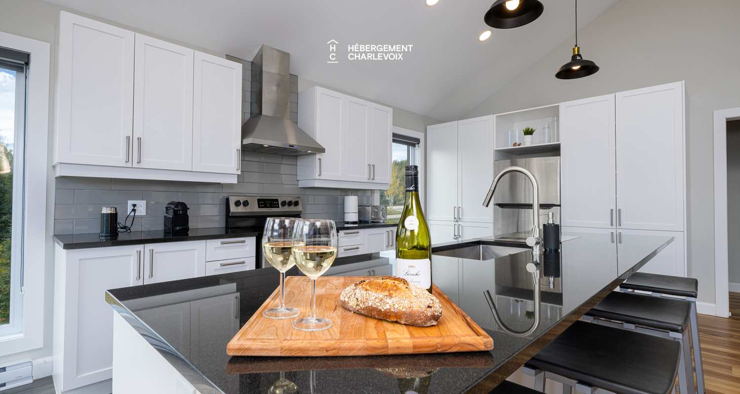 AUB-49H - Séjour inoubliable dans Charlevoix avec vue sur le fleuve 