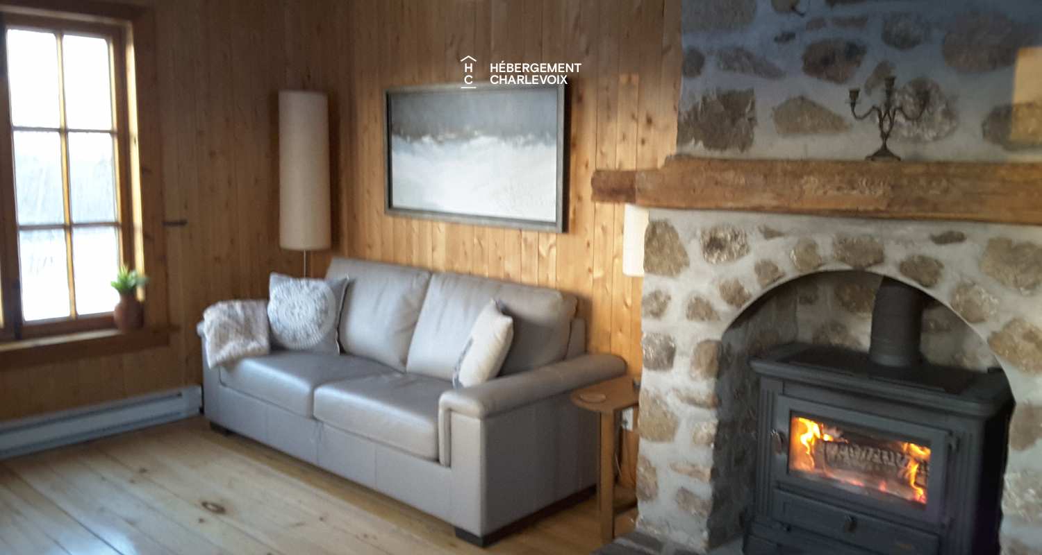 BEL-3 - Charmant chalet d'autrefois au coeur de l'arrière-pays de Charlevoix