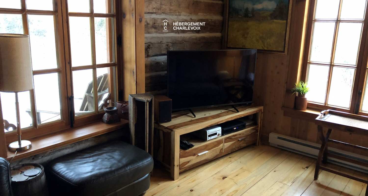 BEL-3 - Charmant chalet d'autrefois au coeur de l'arrière-pays de Charlevoix