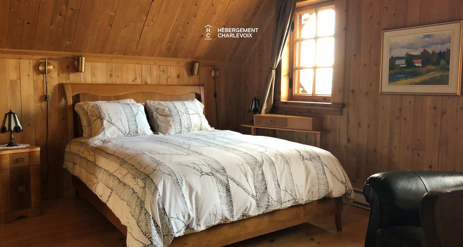 BEL-3 - Charmant chalet d'autrefois au coeur de l'arrière-pays de Charlevoix