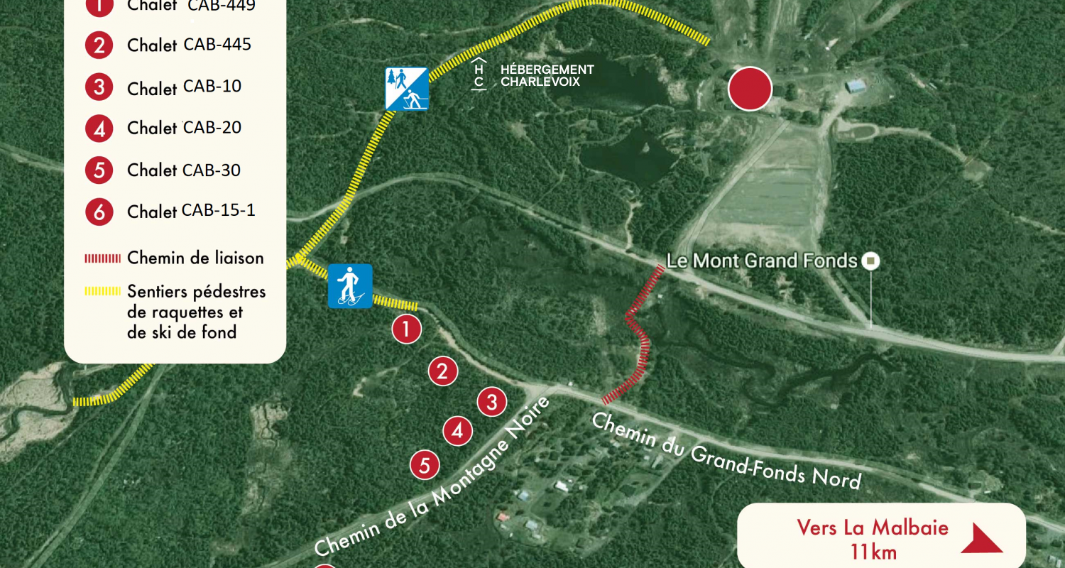 CAB-10 - LOCATED 500 M FROM THE MONT GRAND-FONDS SKI RESORT