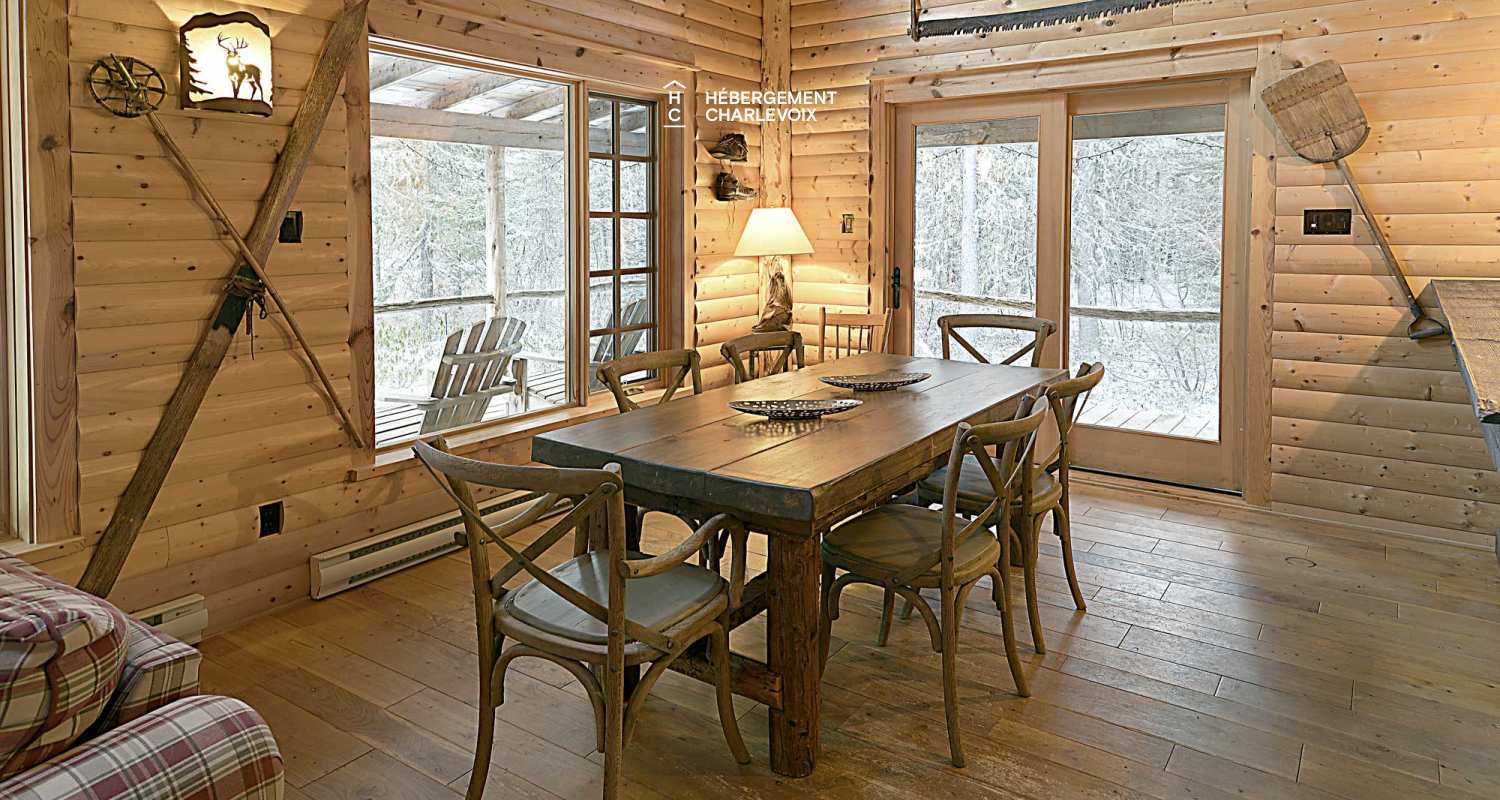 CAB-10 - LOCATED 500 M FROM THE MONT GRAND-FONDS SKI RESORT