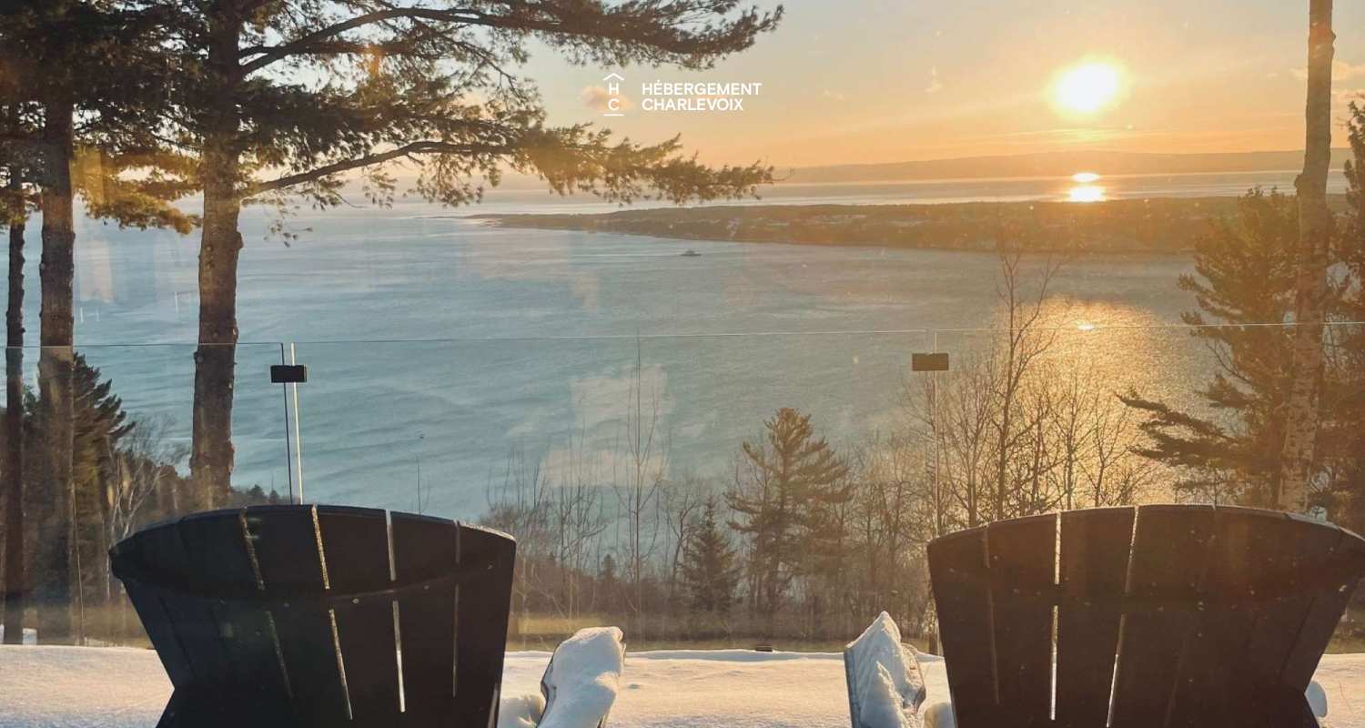 DAM-330 - Vue époustouflante sur le fleuve St-Laurent.