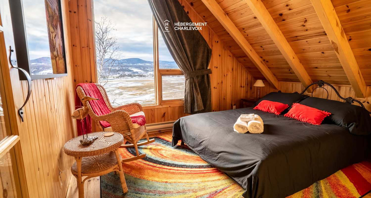 DOU-280 - Charmant chalet surplombant la plage de Baie-Saint-Paul