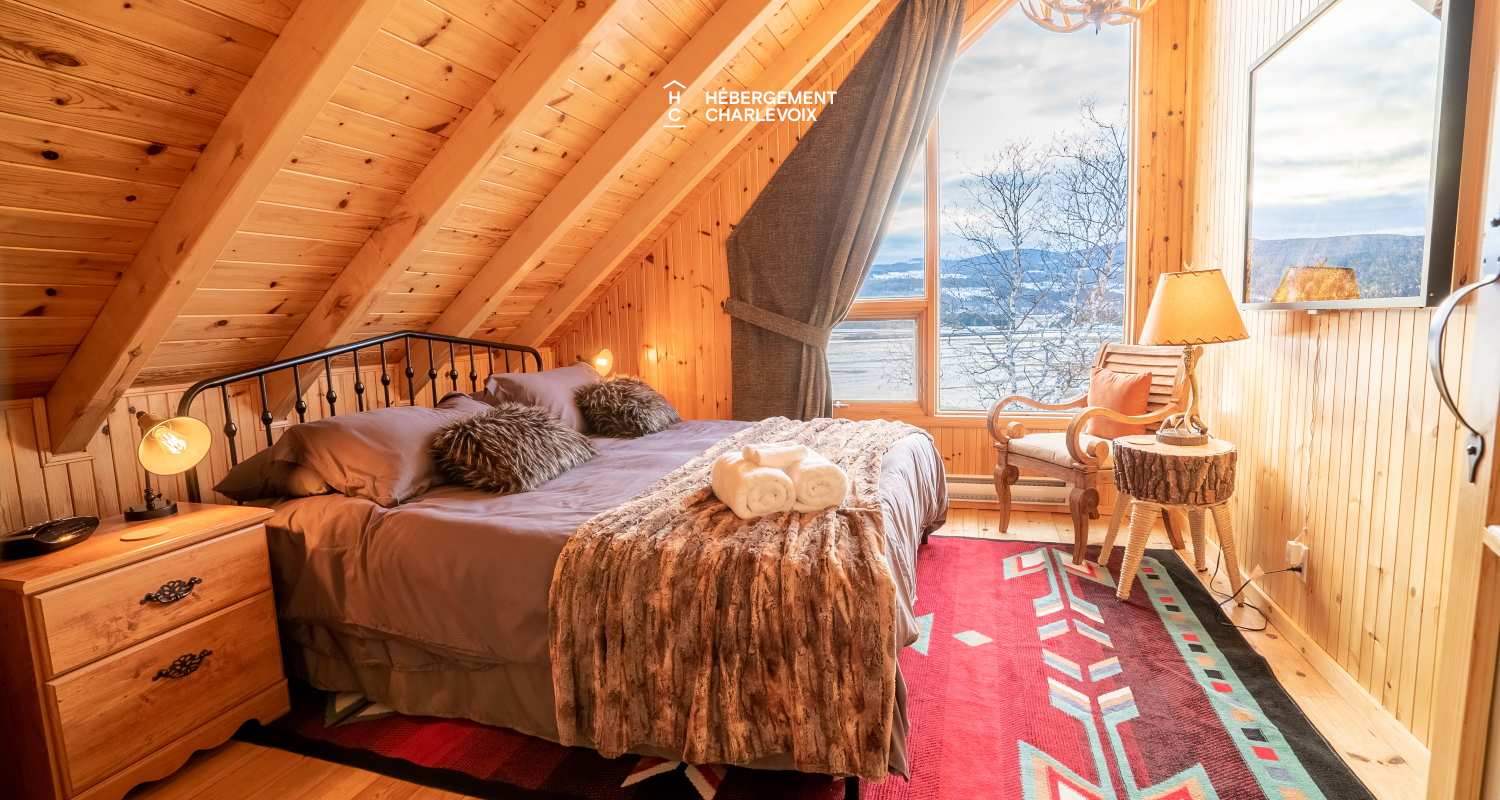 DOU-280 - Charmant chalet surplombant la plage de Baie-Saint-Paul