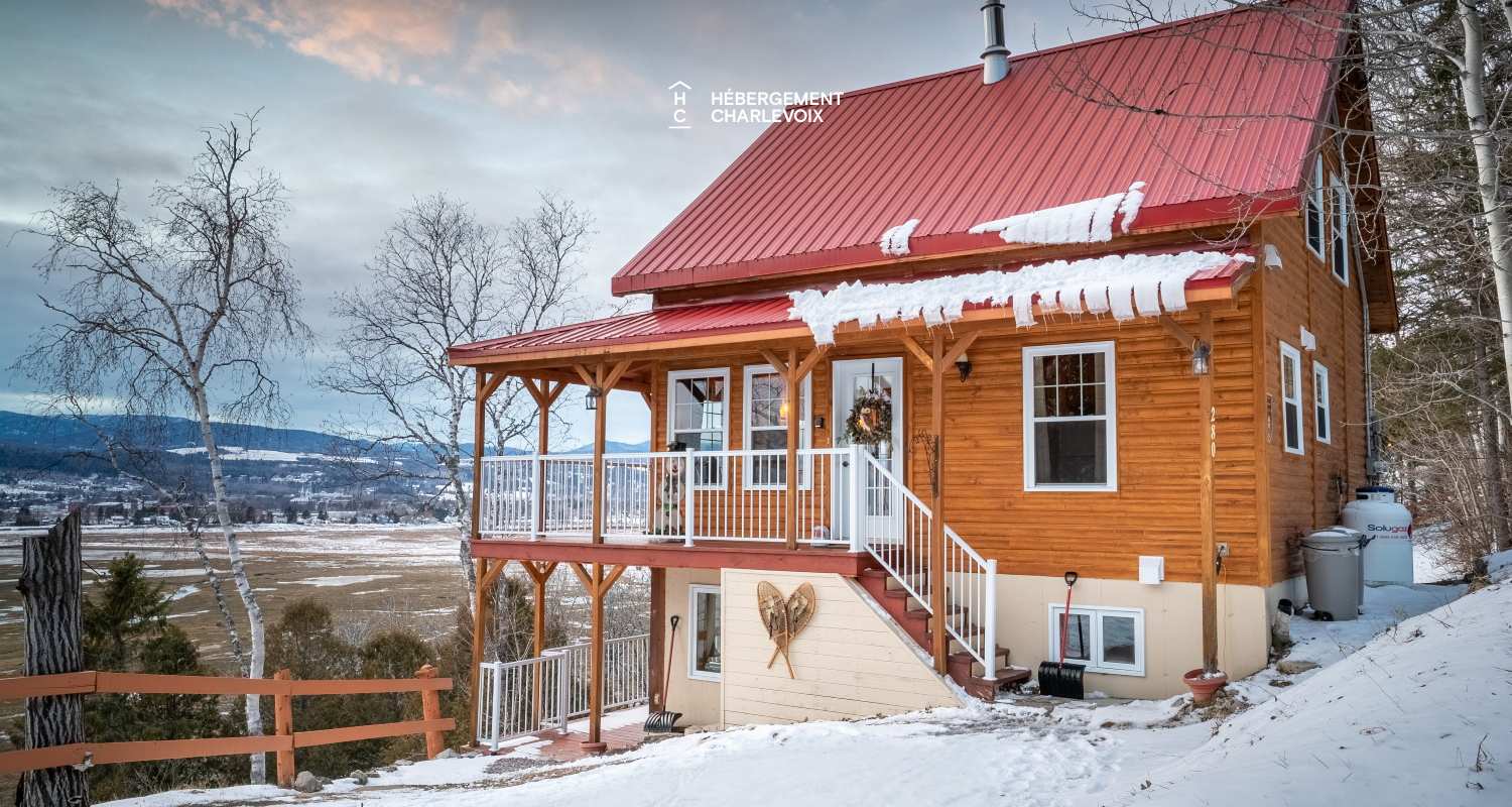 DOU-280 - Charmant chalet surplombant la plage de Baie-Saint-Paul