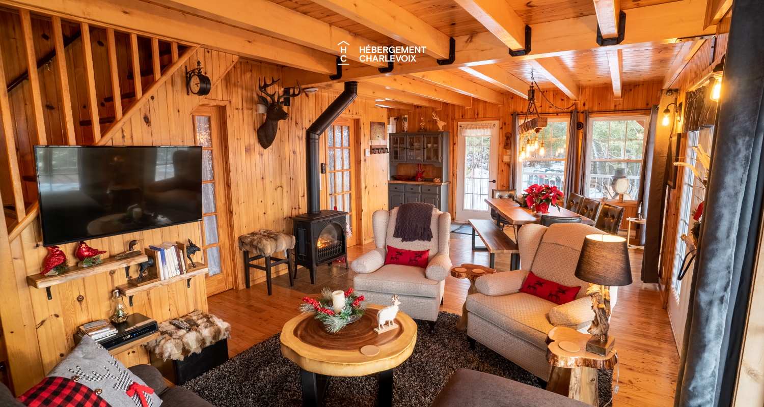 DOU-280 - Charmant chalet surplombant la plage de Baie-Saint-Paul