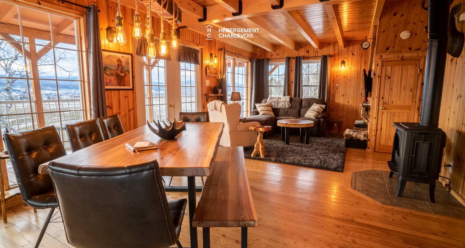 DOU-280 - Charmant chalet surplombant la plage de Baie-Saint-Paul