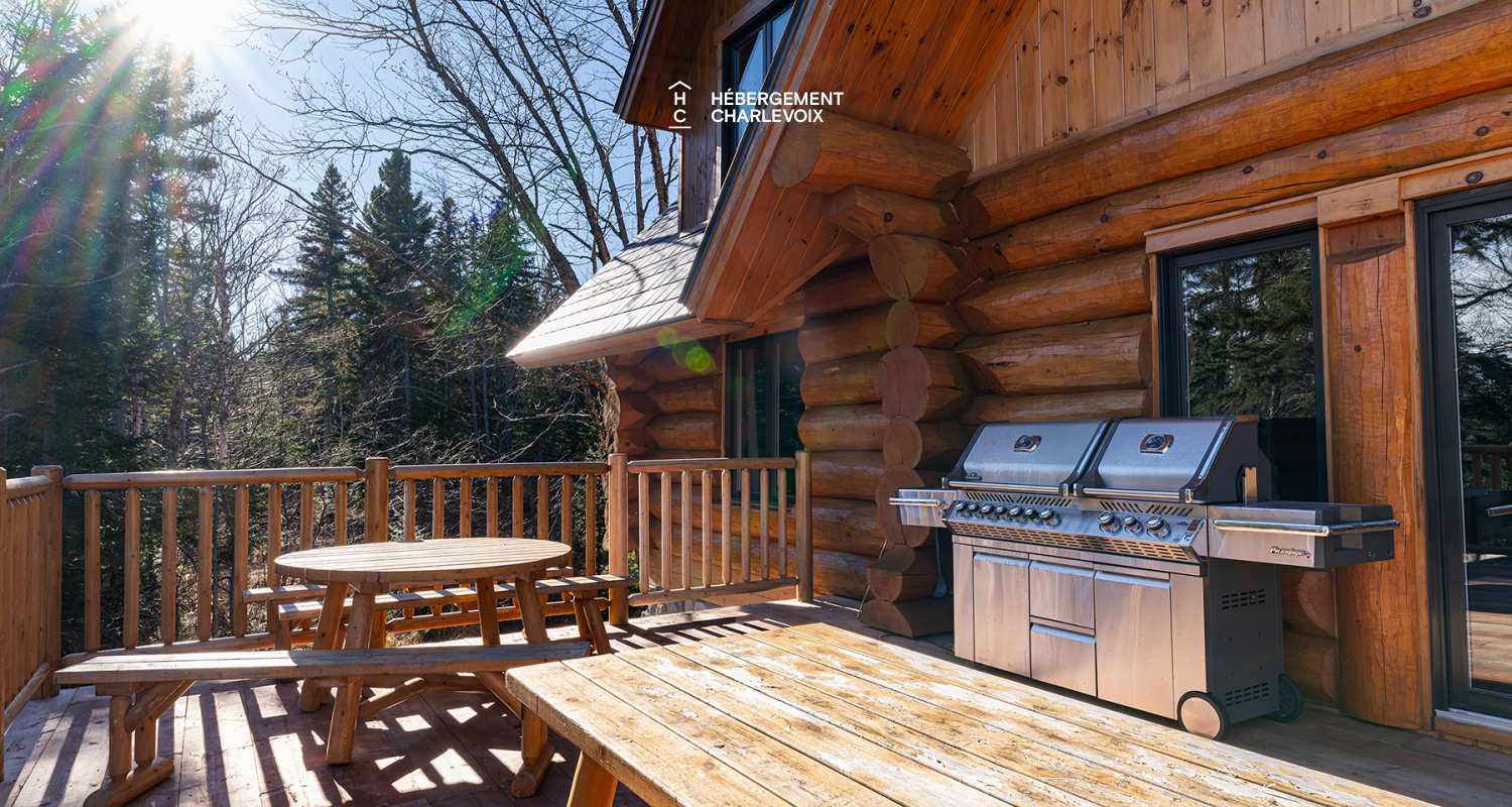 DUC-24 - Chalet en bois rond pour 18 personnes