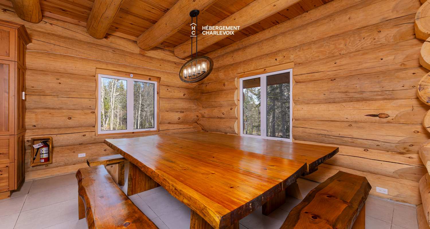 DUC-24 - Chalet en bois rond pour 18 personnes