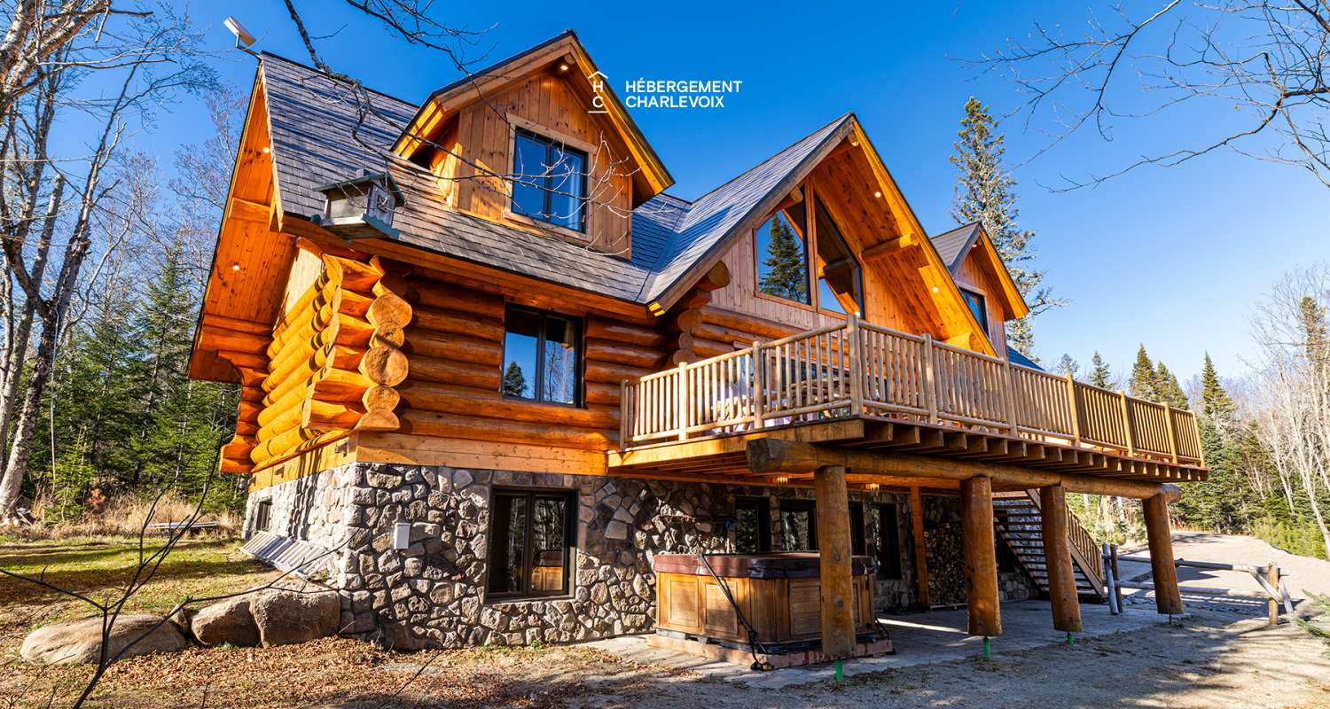 DUC-24 - Chalet en bois rond pour 18 personnes