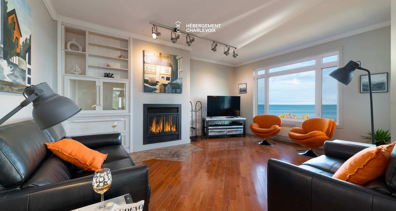 EAU- 318 - The view is magnificent on the St-Lawrence River!!