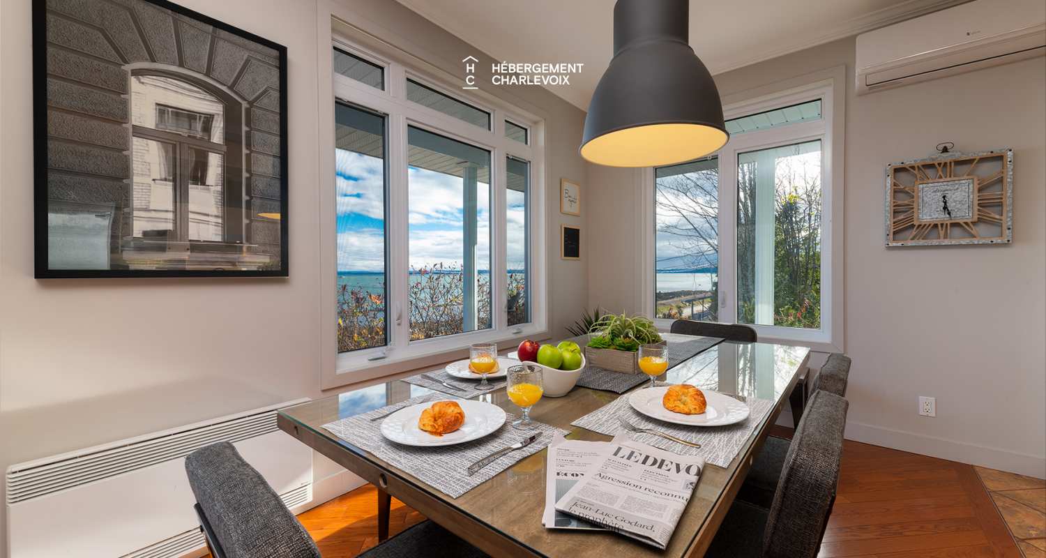 EAU- 318 - The view is magnificent on the St-Lawrence River!!