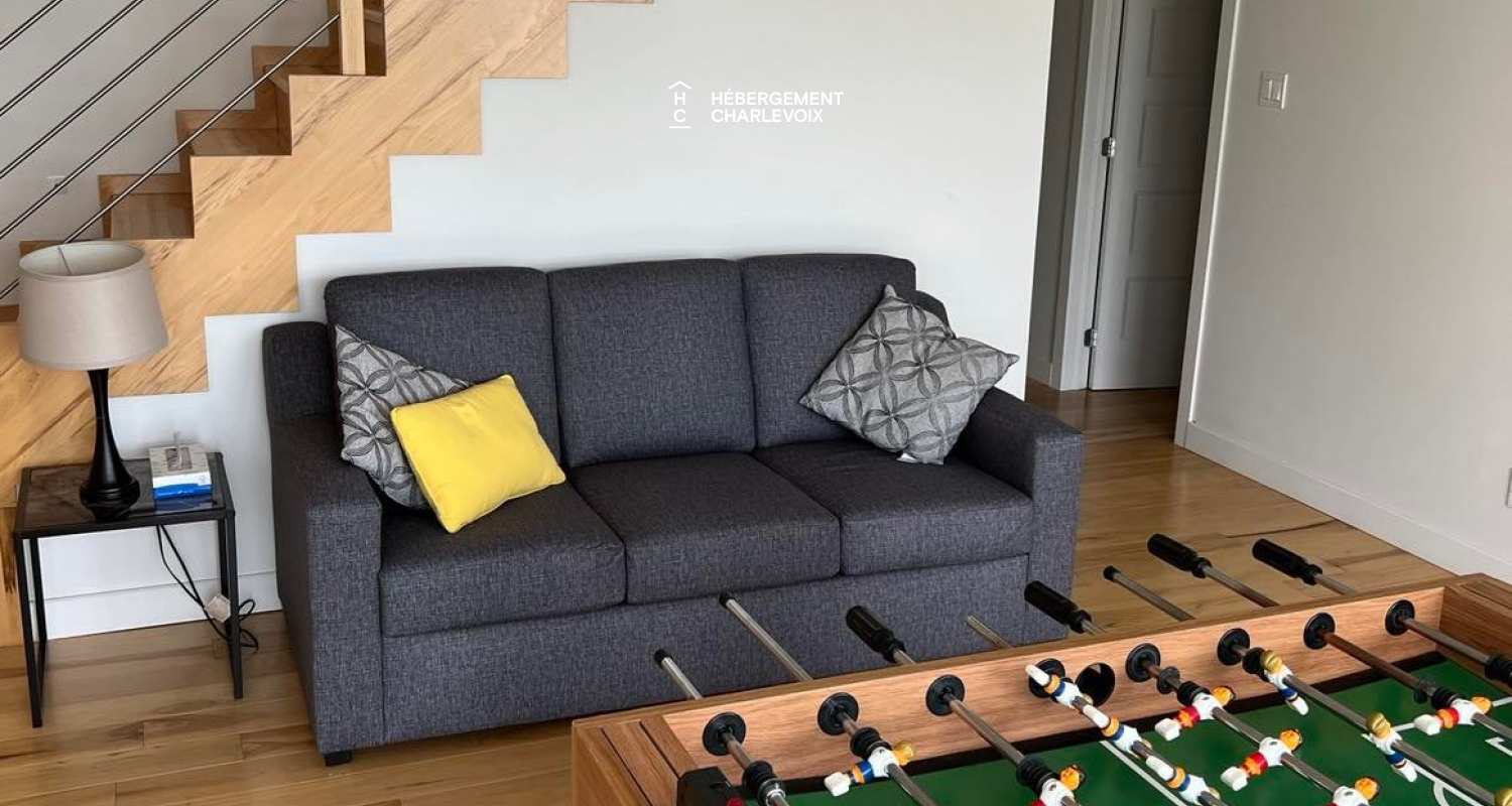 JAM-62 - Chalet confortable avec une vue imprenable sur le fleuve et les pentes