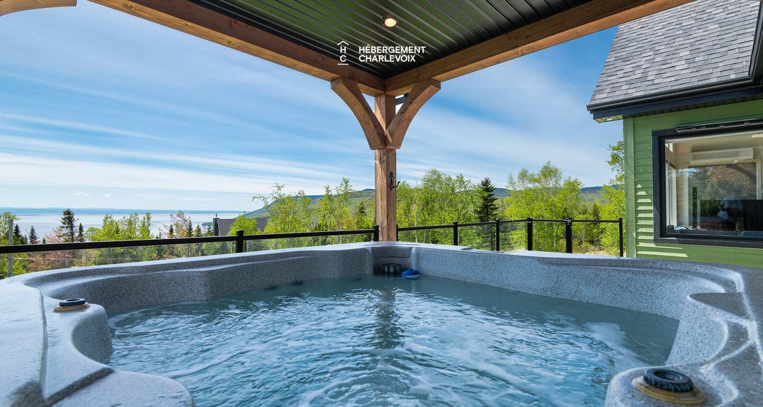 JAM-62 - Chalet confortable avec une vue imprenable sur le fleuve et les pentes