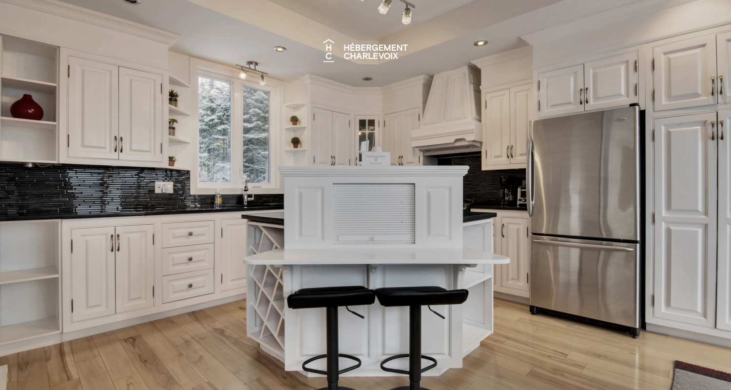 JAM-62 - Chalet confortable avec une vue imprenable sur le fleuve et les pentes