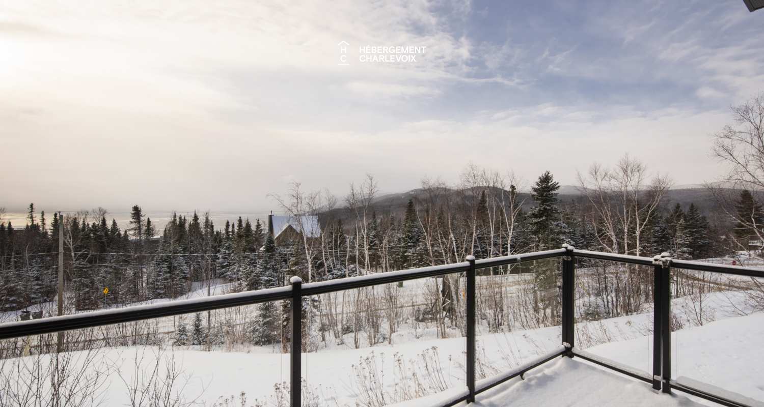 JAM-62 - Chalet confortable avec une vue imprenable sur le fleuve et les pentes