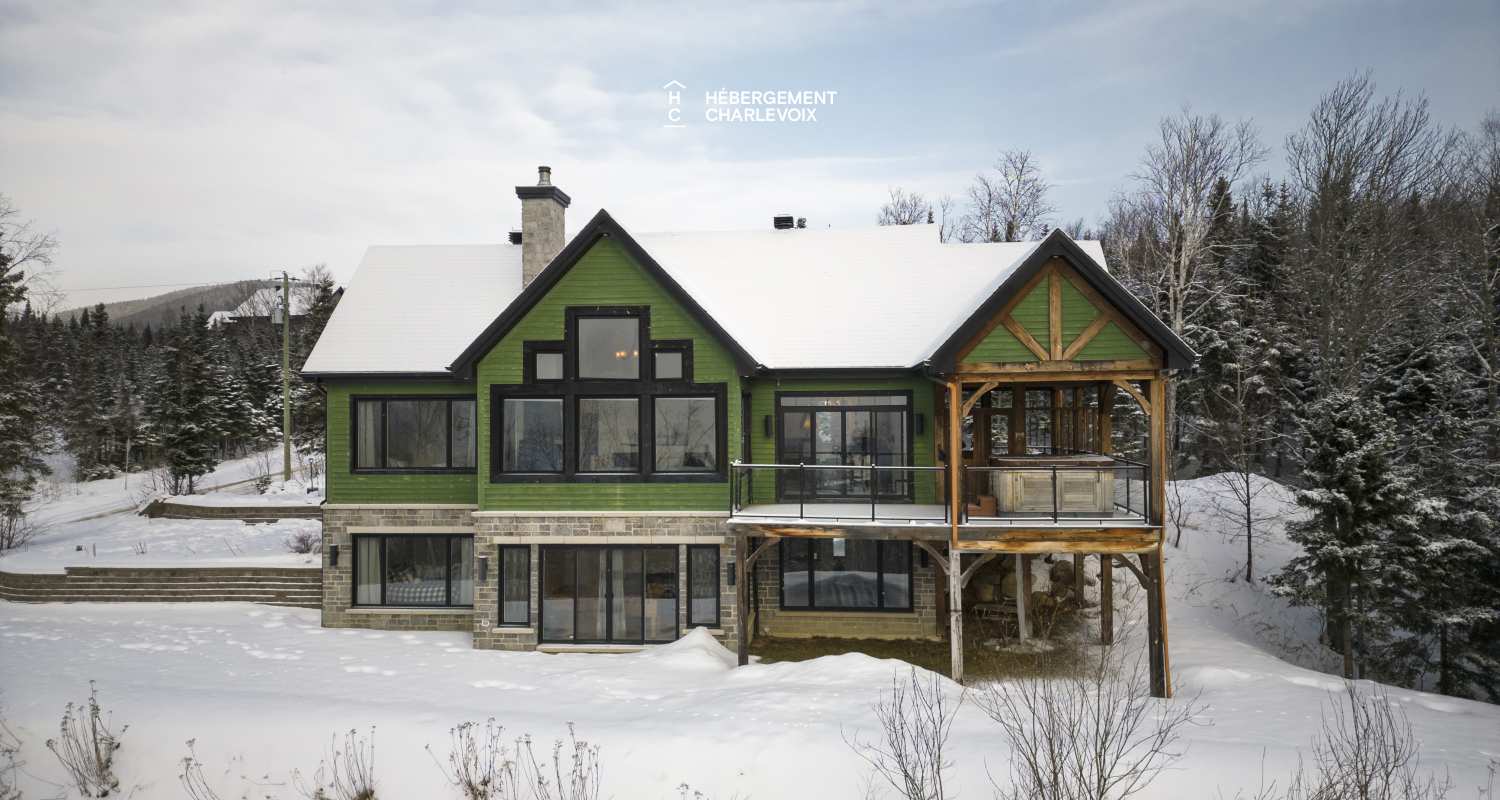 JAM-62 - Chalet confortable avec une vue imprenable sur le fleuve et les pentes