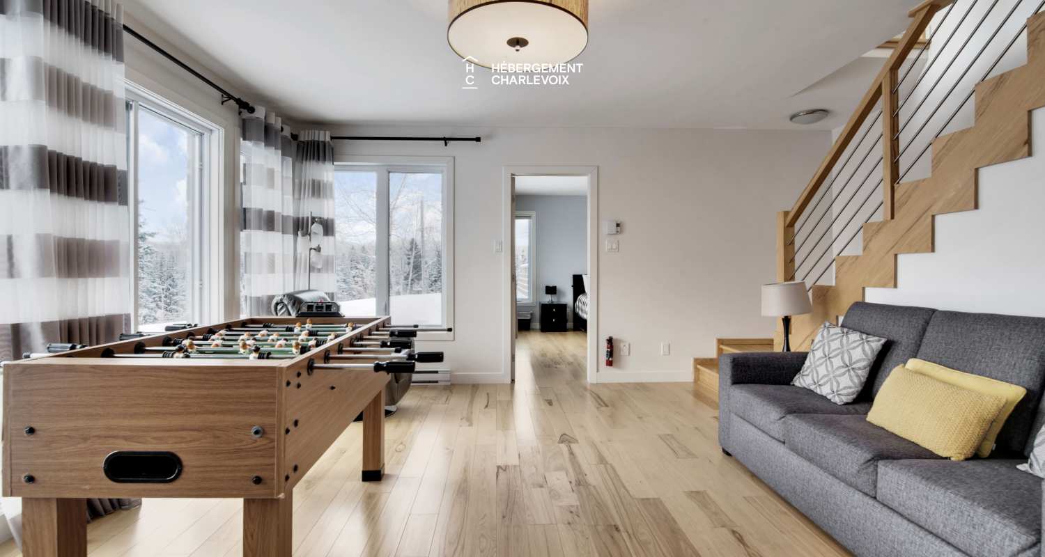 JAM-62 - Chalet confortable avec une vue imprenable sur le fleuve et les pentes