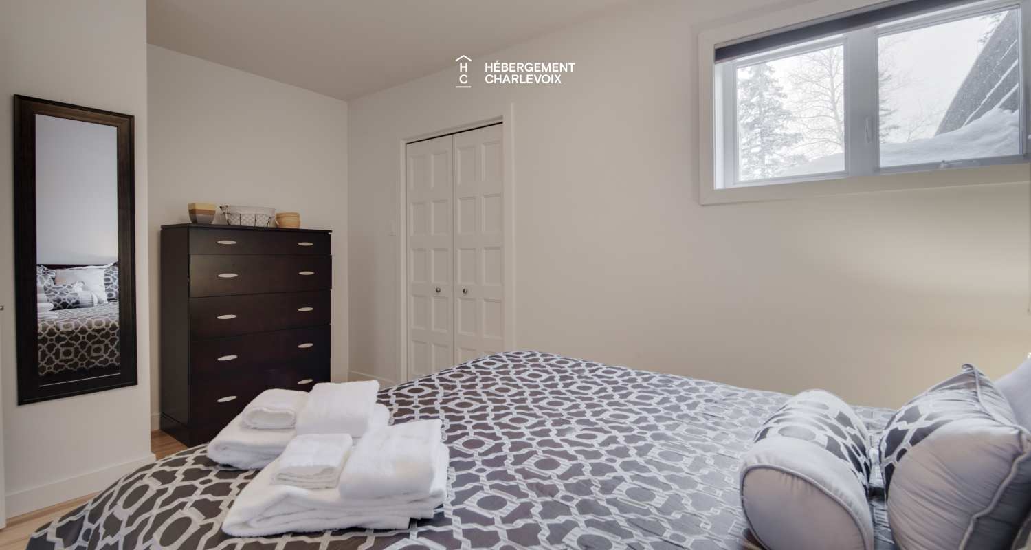 JAM-62 - Chalet confortable avec une vue imprenable sur le fleuve et les pentes