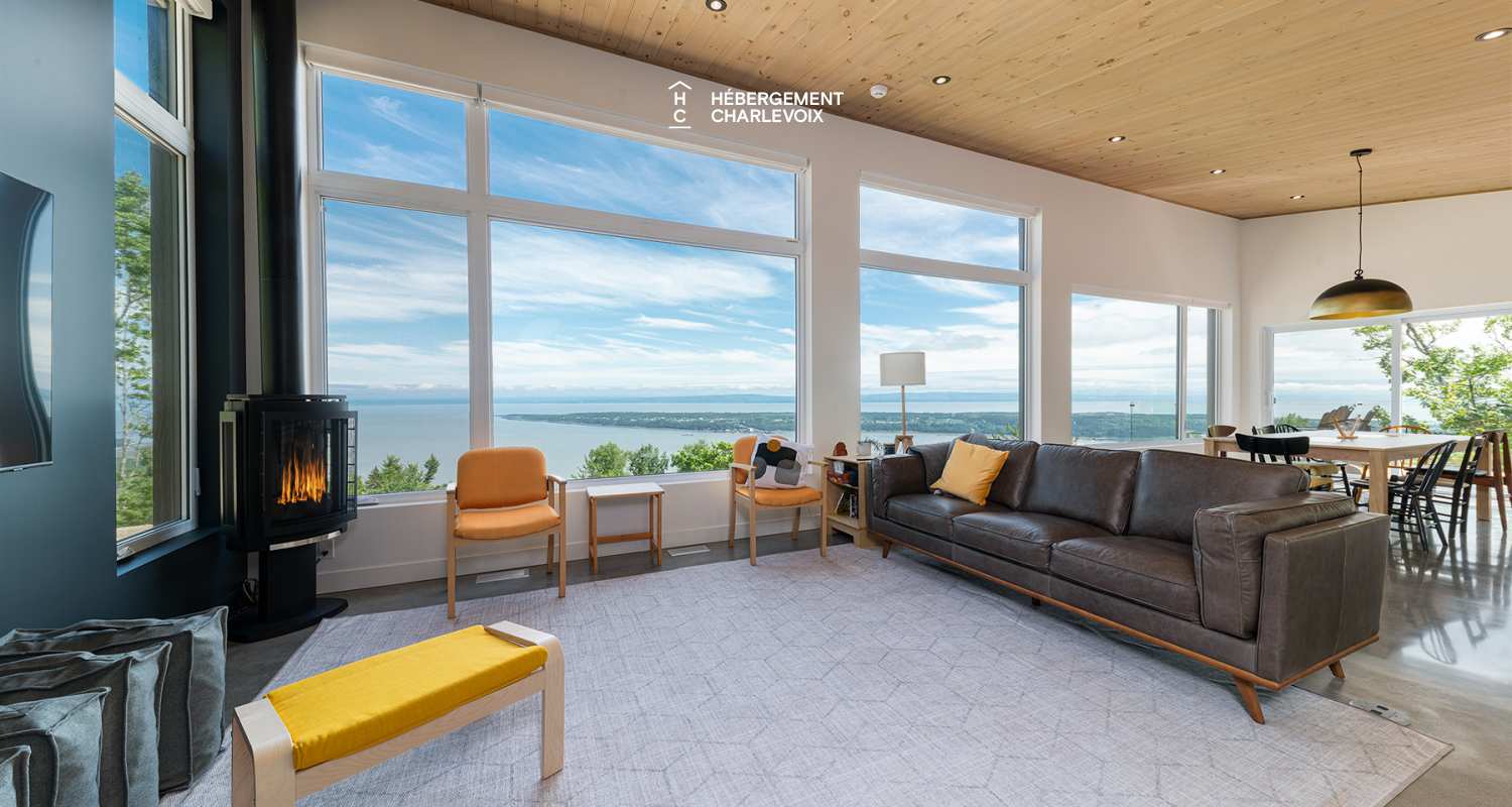 MIS-343 - Vue époustouflante sur le fleuve St-Laurent.