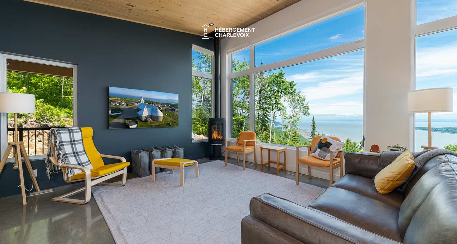 MIS-343 - Vue époustouflante sur le fleuve St-Laurent.