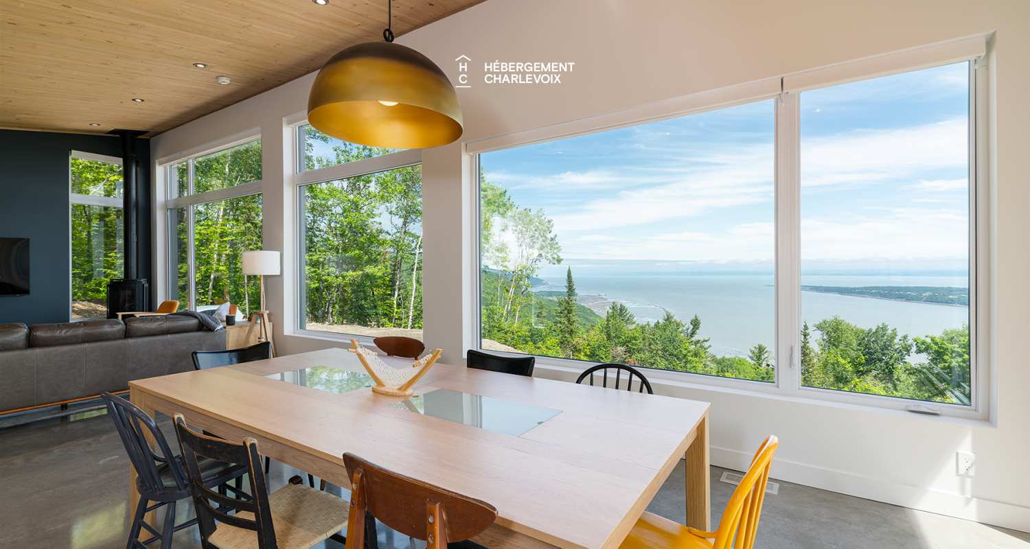 MIS-343 - Vue époustouflante sur le fleuve St-Laurent.