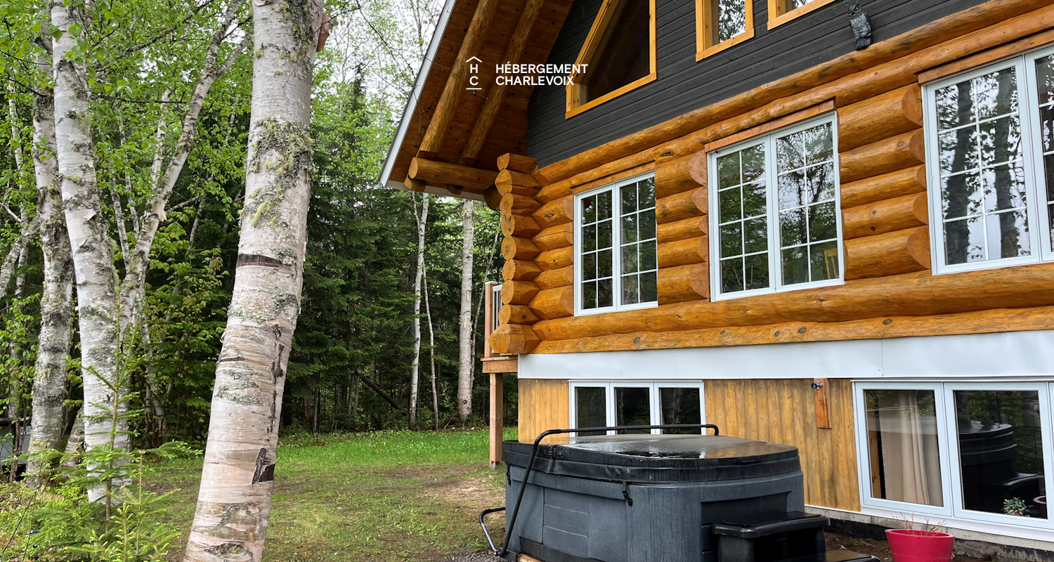 PIO-9 - Chalet de style scandinave avec un lac