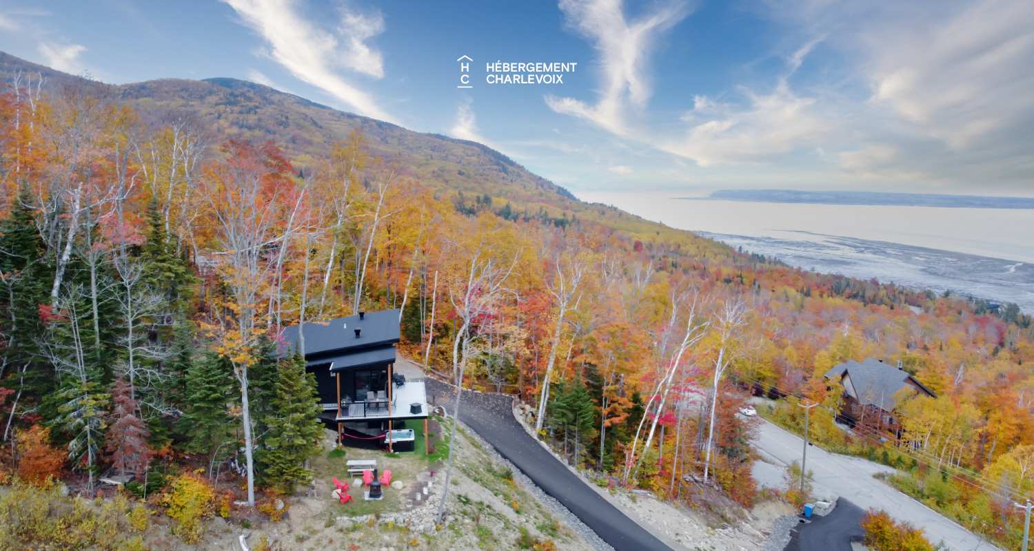 ROC-40 - Chalet neuf avec look contemporain avec vue sur le fleuve !