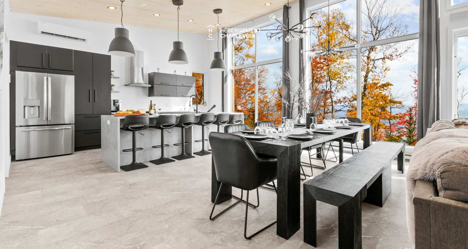 ROC-40 - Chalet neuf avec look contemporain avec vue sur le fleuve !