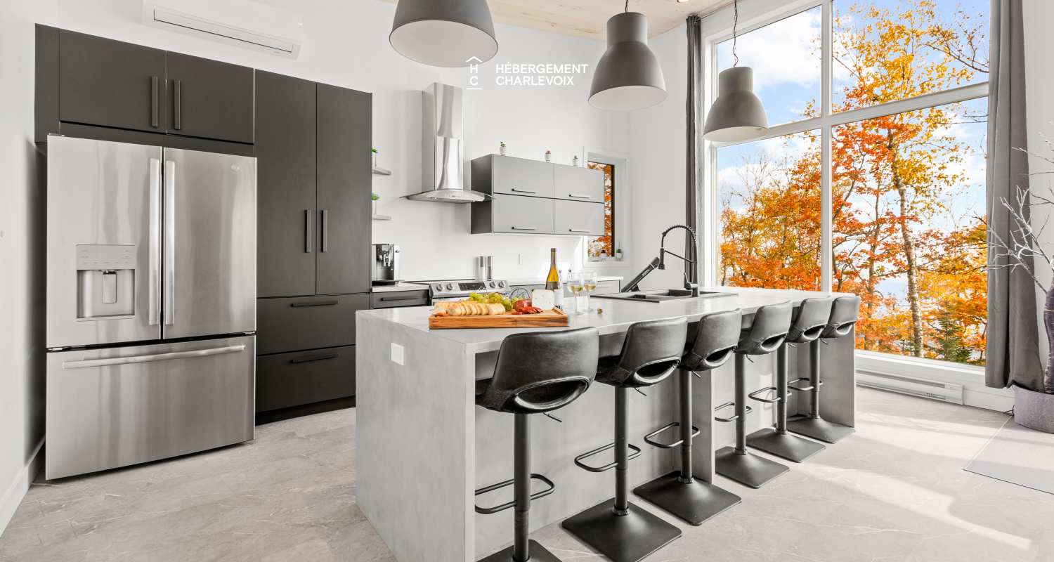 ROC-40 - Chalet neuf avec look contemporain avec vue sur le fleuve !