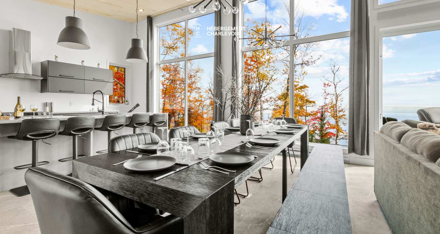 ROC-40 - Chalet neuf avec look contemporain avec vue sur le fleuve !