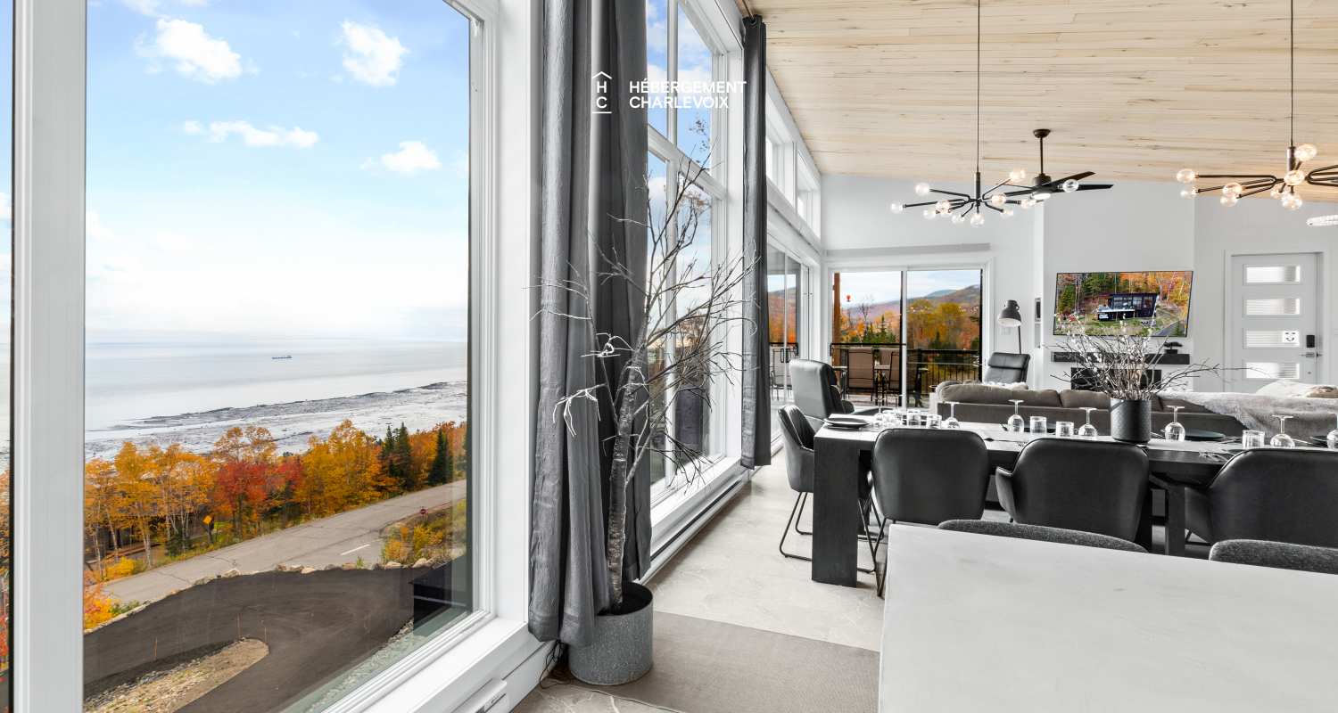 ROC-40 - Chalet neuf avec look contemporain avec vue sur le fleuve !
