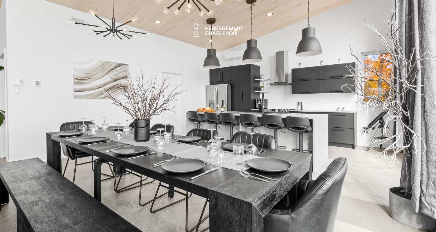 ROC-40 - Chalet neuf avec look contemporain avec vue sur le fleuve !