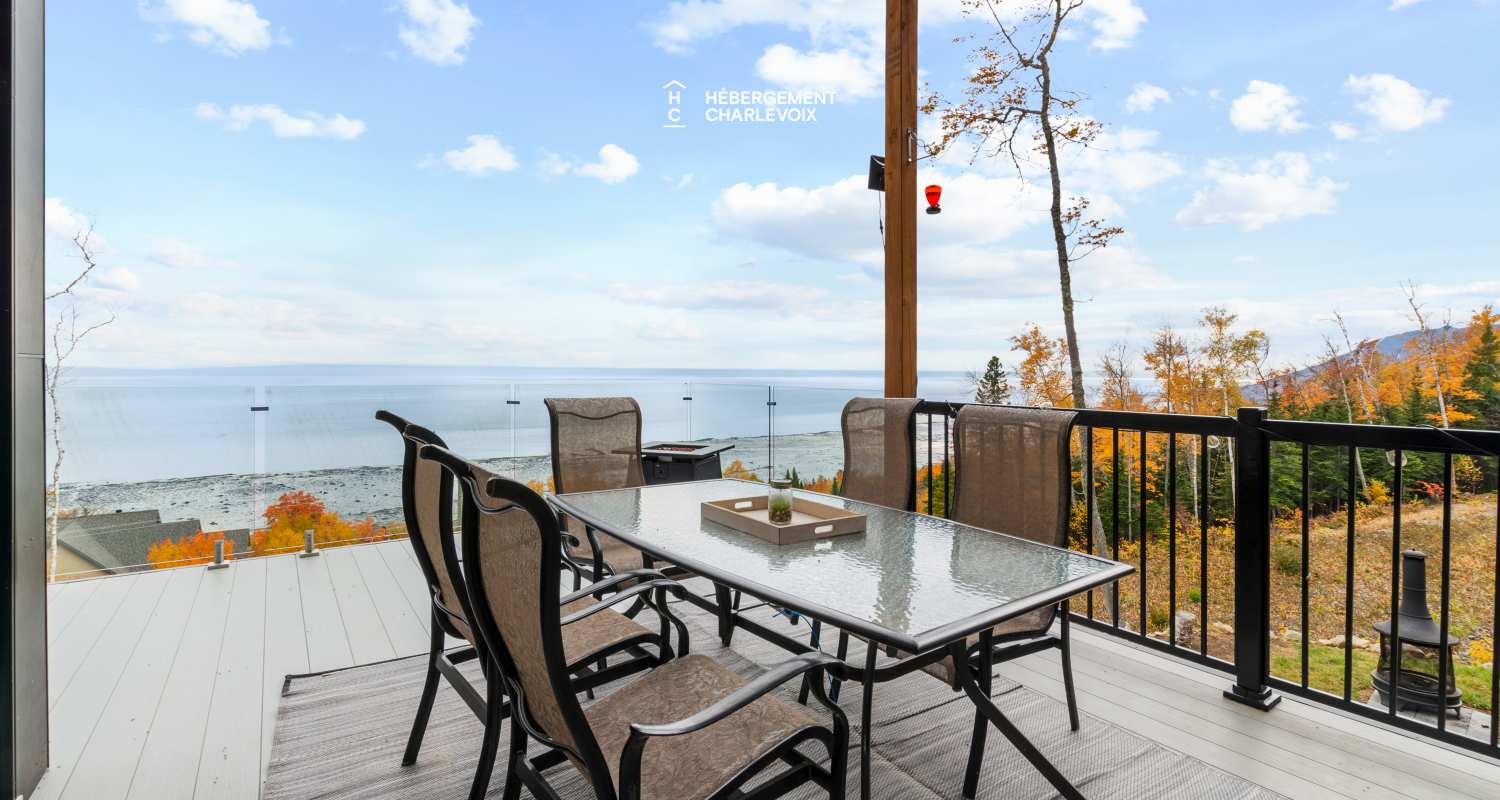 ROC-40 - Chalet neuf avec look contemporain avec vue sur le fleuve !