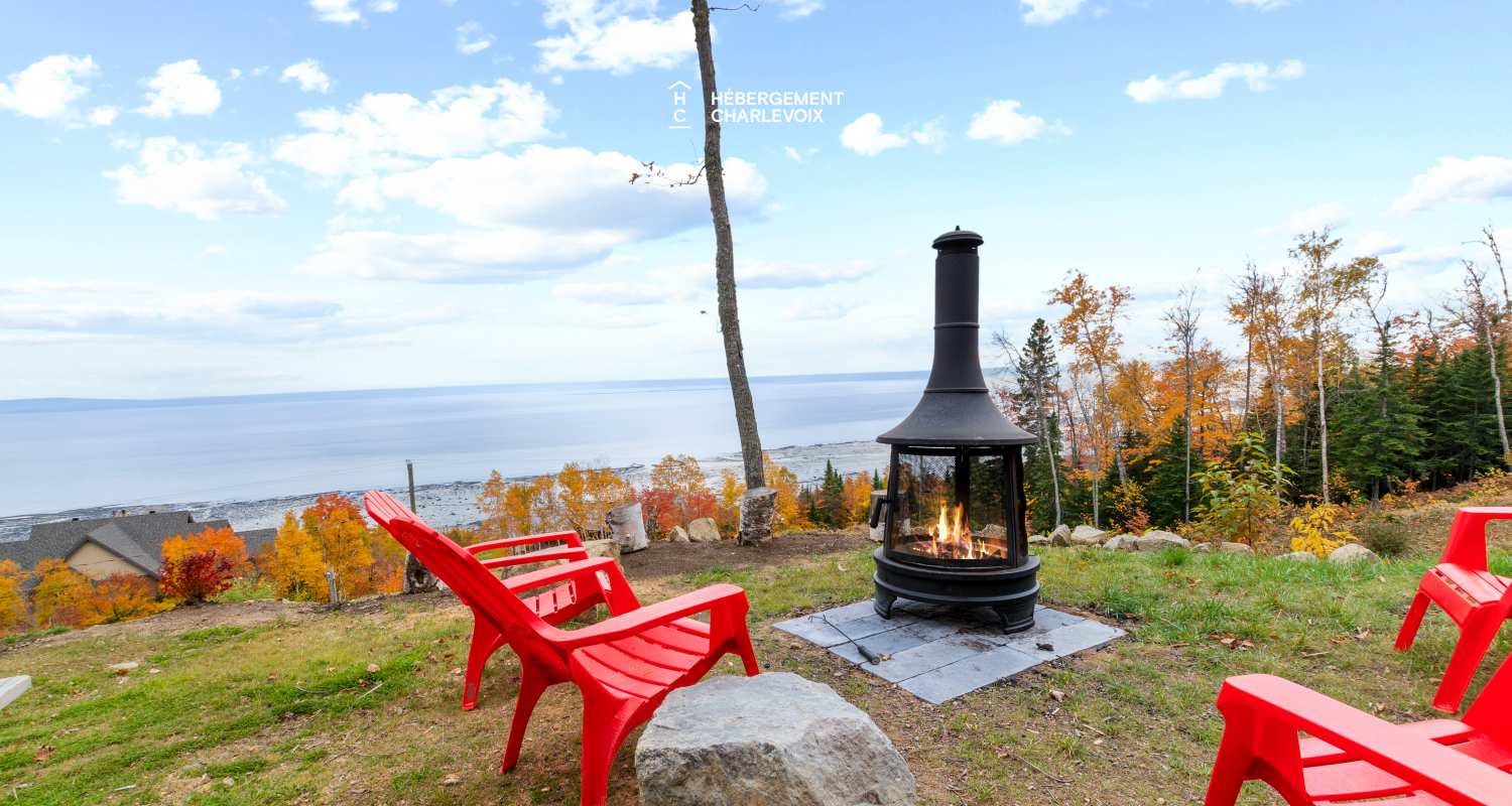 ROC-40 - Chalet neuf avec look contemporain avec vue sur le fleuve !