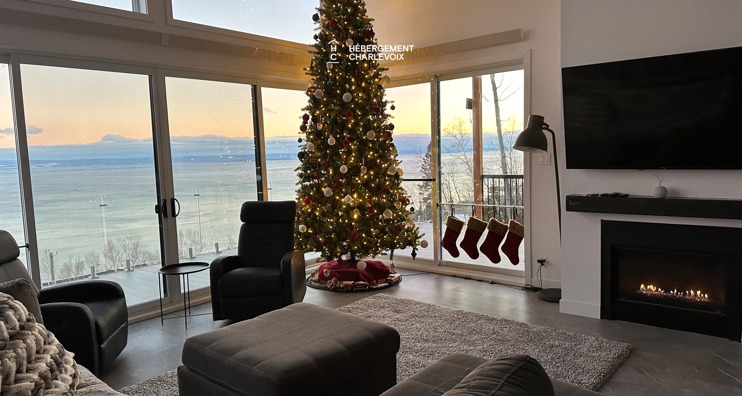 ROC-40 - Chalet neuf avec look contemporain avec vue sur le fleuve !