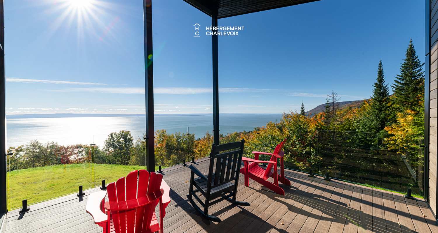 SHA-41 - Magnifique chalet NEUF, moderne avec vue spectaculaire