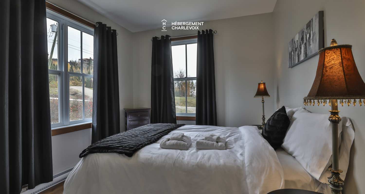 ANO-121B - 10 minutes from the Massif with a view of the St. Lawrence River!