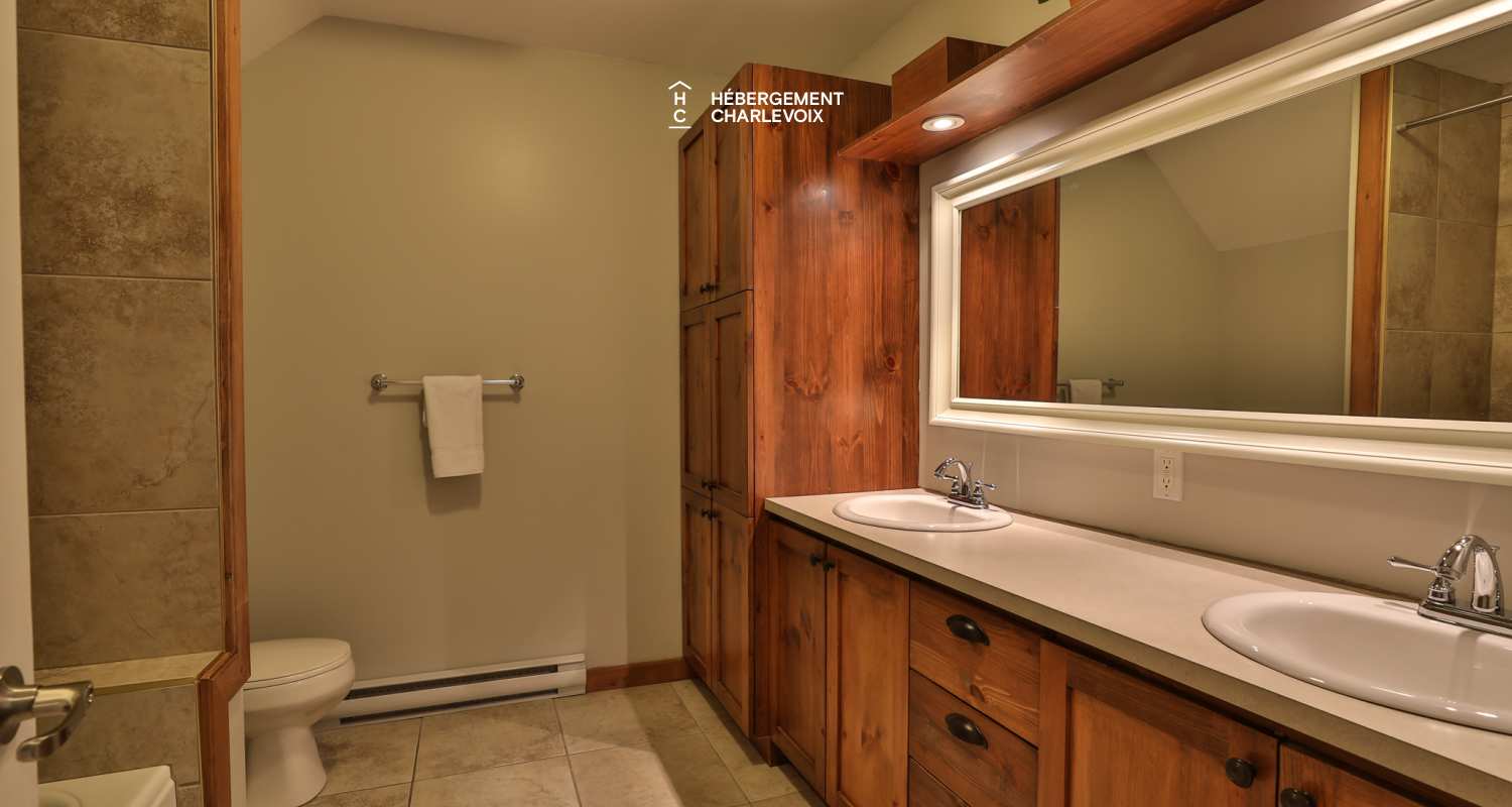 ANO-121B - 10 minutes from the Massif with a view of the St. Lawrence River!