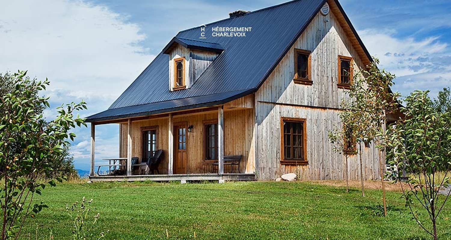 BEL-3 - Charmant chalet d'autrefois au coeur de l'arrière-pays de Charlevoix